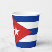 Cubaanse vlag papieren bekers (Voorkant)