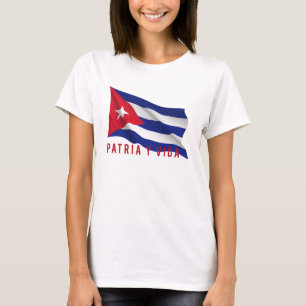 Cubaanse vlag "Patria y Vida" T-shirt