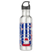 Cubaanse vlag Patriotic Waterfles (Voorkant)