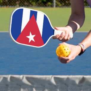Cubaanse vlag pickleball paddle