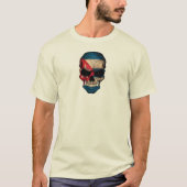 Cubaanse vlag schedel t-shirt (Voorkant)