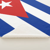 Cubaanse vlag sherpa deken (3/4)
