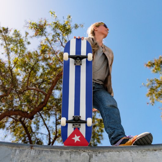 Cubaanse vlag skateboard (Buiten 1)