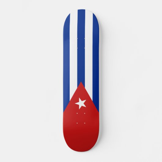 Cubaanse vlag skateboard (Voorkant)