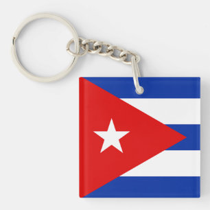 Cubaanse vlag sleutelhanger