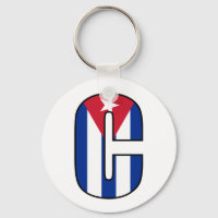 Cubaanse vlag Sleutelhanger