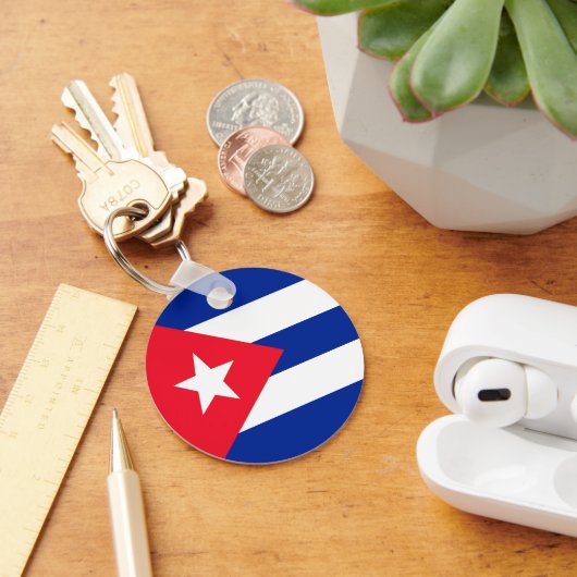 Cubaanse vlag sleutelhanger (Bureau)