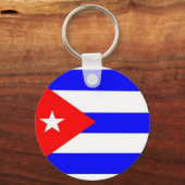 Cubaanse vlag sleutelhanger (Voorkant)