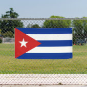 Cubaanse vlag spandoek (Insitu)