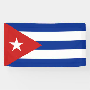 Cubaanse vlag spandoek