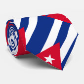 Cubaanse vlag stropdas (Opgerold)