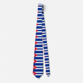 Cubaanse vlag stropdas (Voorkant)