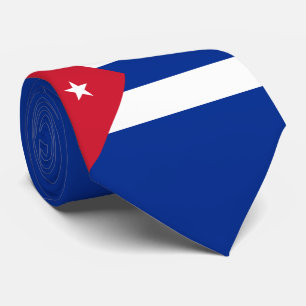 Cubaanse vlag stropdas