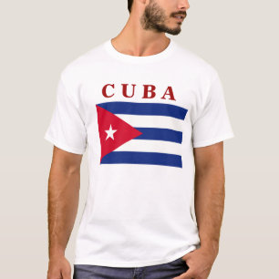 Cubaanse vlag t-shirt