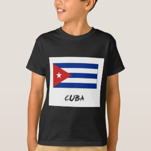 Cubaanse vlag t-shirt