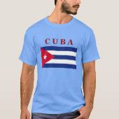 Cubaanse vlag T-Shirt (Voorkant)