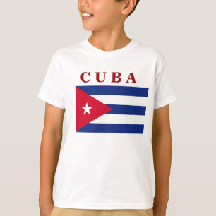Cubaanse vlag t-shirt