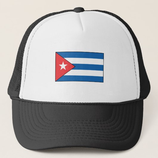 Cubaanse vlag T-shirts en cadeautjes Trucker Pet (Voorkant)