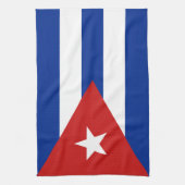 Cubaanse vlag theedoek (Verticaal)