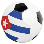 Cubaanse vlag voetbal (Drie kwart)
