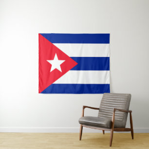 Cubaanse vlag wandkleed
