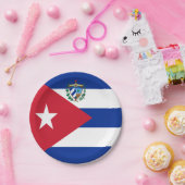 Cubaanse wapenschild   papieren bordje (Feest)