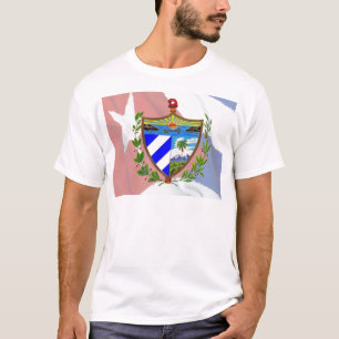 Cubaanse wapenstilstand op Cubaanse vlag T-shirt
