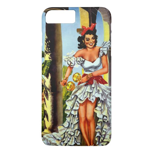 Cubain Dancer Vintage voyage iPhone 7 Plus Coque (Dos)