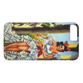 Cubain Dancer Vintage voyage iPhone 7 Plus Coque (Dos (Horizontal))