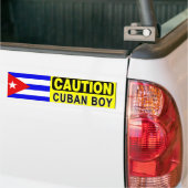 CUBAN BOY Bumpersticker (Op Truck)