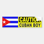CUBAN BOY Bumpersticker (Voorkant)