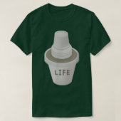 Cuban cafecito colada is het leven  t-shirt (Design voorkant)