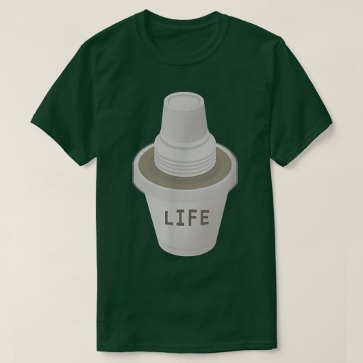 Cuban cafecito colada is het leven  t-shirt (Design voorkant)