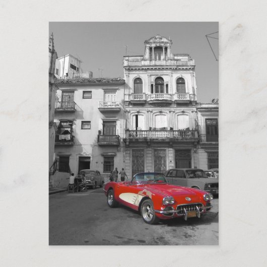 Cuban Cars 3 Briefkaart (Voorkant)