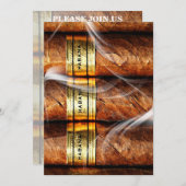 Cuban Cigars Habana Uitnodiging (Voorkant / Achterkant)