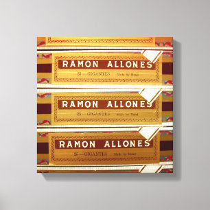 Cuban Cigars Ramon Allones Canvas Afdruk