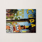 Cuban Dancer Vintage Travel Legpuzzel (Horizontaal)