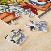 Cuban Dancer Vintage Travel Legpuzzel (Zijkant)