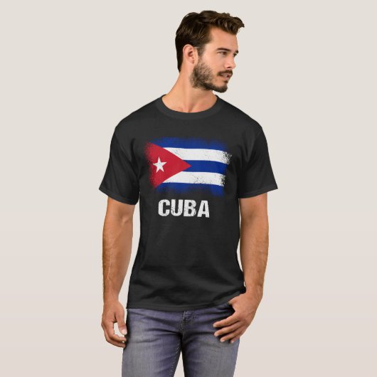 Cuban Flag Cuba 1 T-shirt (Voorkant volledig)
