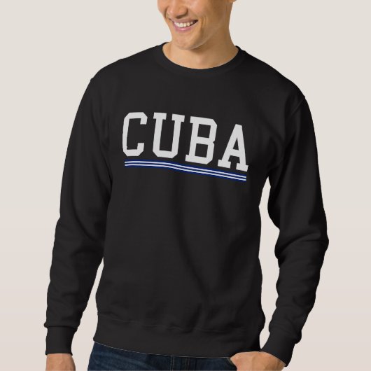 Cuban Flag Cuba Pride Cuba Travel Proud Cuban Cuba Trui (Voorkant)