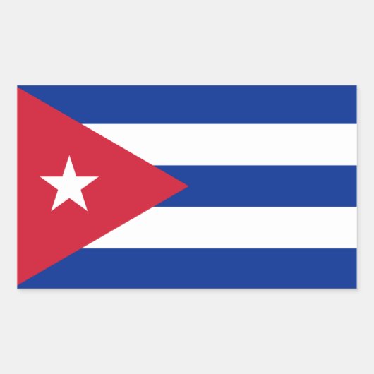 Cuban Flag Sticker (Voorkant)