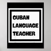 Cuban Language Teacher  Poster (Voorkant)