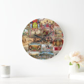 Cuban Nostalgia  Clock Grote Klok (Huis)