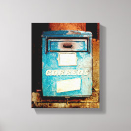 Cuban Photo of Old Havana | Mailbox |  Canvas Afdruk