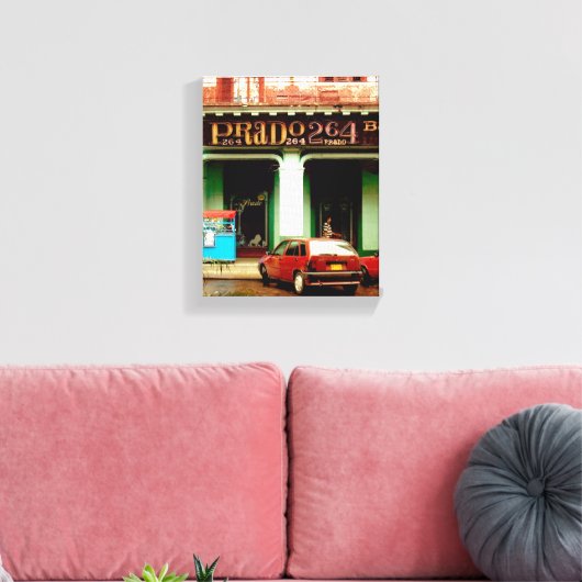 Cuban Photo of Old Havana | Prado 264 |  Canvas Afdruk (Insitu (Woonkamer))