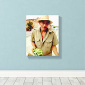 Cuban Photo of Old Havana | Vendor |  Canvas Afdruk (Insitu (Houten vloer))