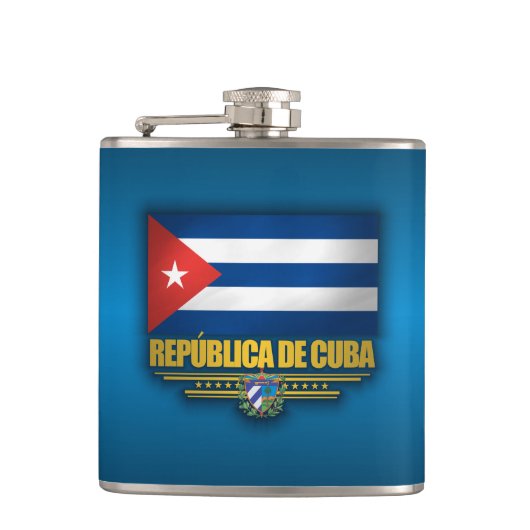 Cuban Pride Heupfles (Voorkant)