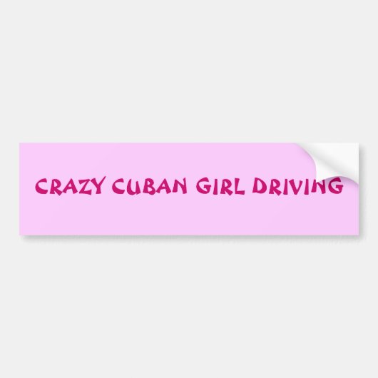 CUBAN VIBES BUMPERSTICKER (Voorkant)