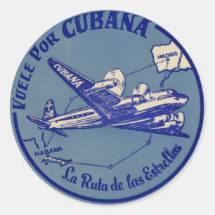 Cubana Luggage Sticker