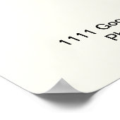 Cubane spin Spa Massage Beauty Salon Poster (Hoek)